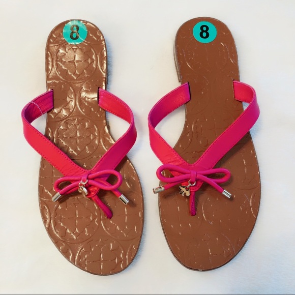 Kate Spade Charles Flat Sandals in Deep Pink - Picture 2 of 4